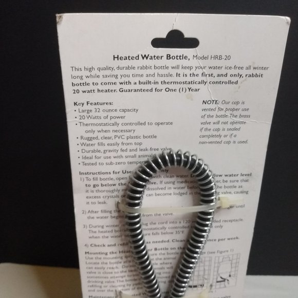 Farm Innovators Model HRB-20 Heated Water Bottle 32 Ounce - Picture 3 of 4